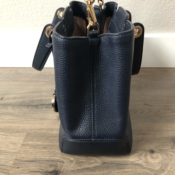 Michael Kors Navy Blue Purse - Picture 5 of 9